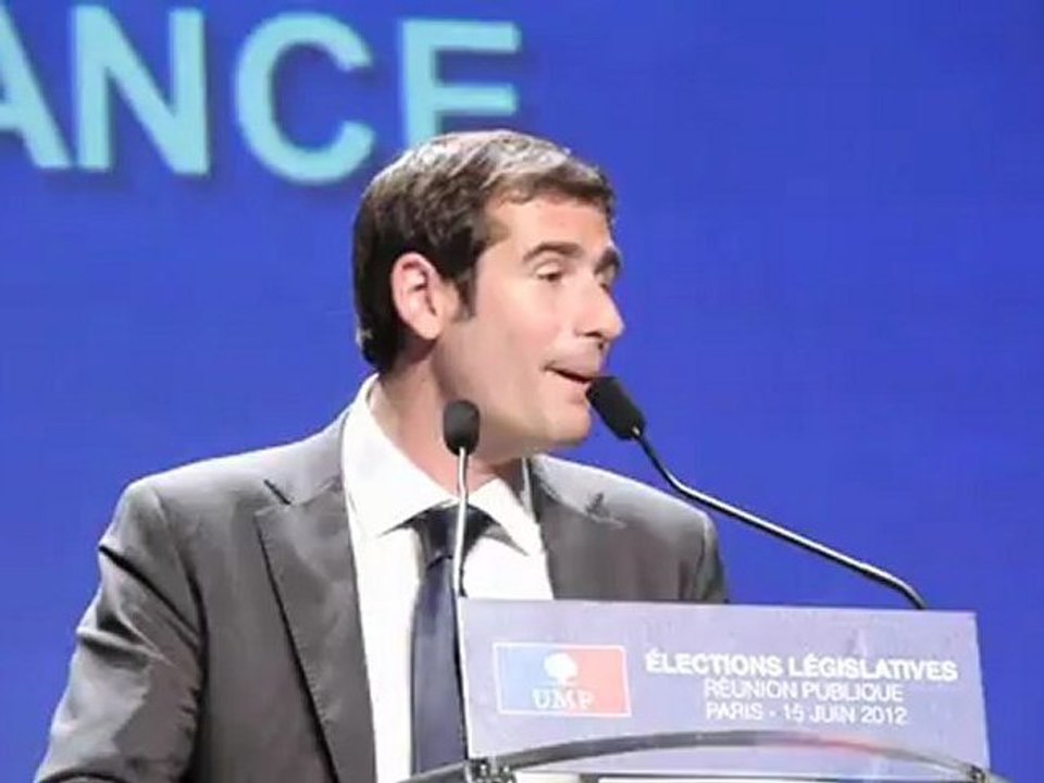 Grande soirée élections législatives 2012 - UMP Paris (extrait de l'intervention de Benjamin Lancar)