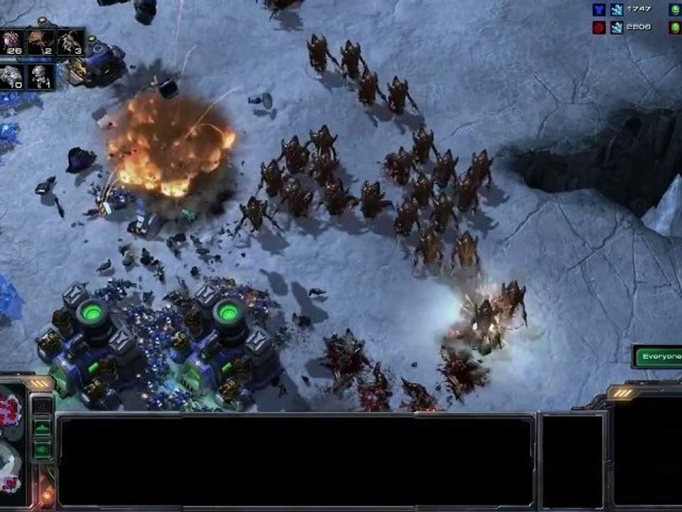 StarCraft II : Heart of the Swarm - Battle Report Terran vs Zerg