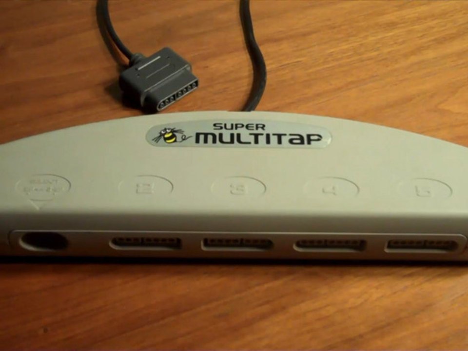 CGRundertow SUPER MULTITAP for Super Nintendo Video Game Accessory Review -  video Dailymotion