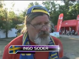 Groupe D - Les supporters suédois champions d'Europe