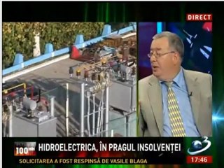 Ilie Serbanescu despre INSOLVENTA HIDROELECTRICA