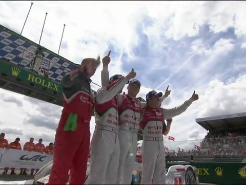 24 HEURES DU MANS AUTOMOBILE 2012 - Le podium - Dimanche 17 juin 2012