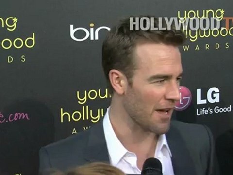 James Van Der Beek Wardrobe Malfunction & Acting Advice Hollywood.TV