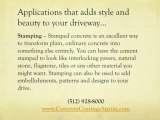 Decorative Concrete Driveways