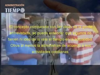 ADMINISTRACIÓN DEL TIEMPO