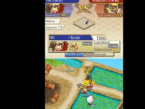 Pokemon Conquest U NDS ROM Download and Desmume Gameplay
