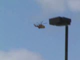 Helicopter flying over Sunny Brae Moncton