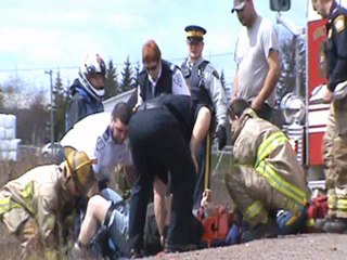 Motorcycle Accident Route 126 near Indian Mt Rd Moncton