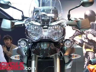 2011 Triumph Tiger 800 and 800 XC at EICMA 2010