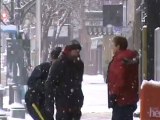 Man Arrested on Main Street Moncton snow storm