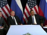 Obama et Poutine appellent à un arrêt de la violence en Syrie