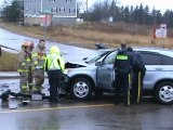 Head on Accident Mountain Rd & Bulman Drive, Moncton