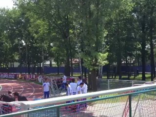 Ο Σοφοκλής Πιλάβιος στην προπόνηση