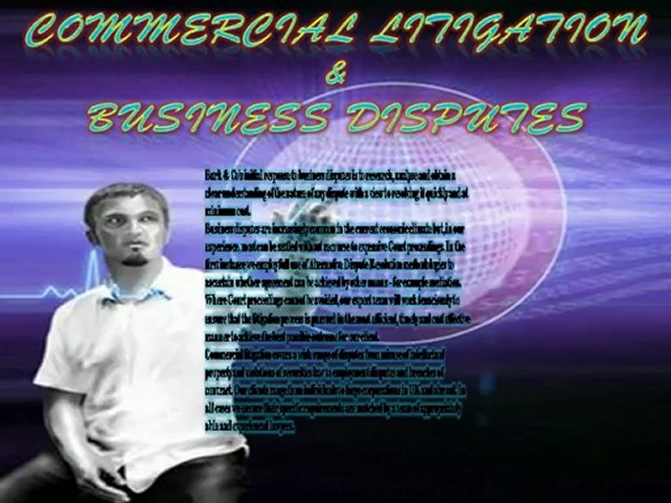 Commercial Litigation & Business Disputes