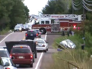 Woman fell asleep mini van accident Hillsboro Road