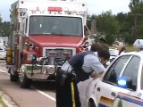 Firefighter injured at 201 Trites, Riverview , NB.