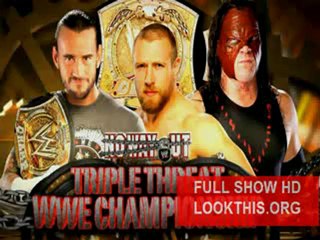 CM Punk vs Daniels vs Kane No Way Out 2012
