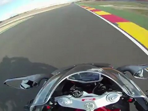 Onboard MV Agusta F4 at Motorland Aragon