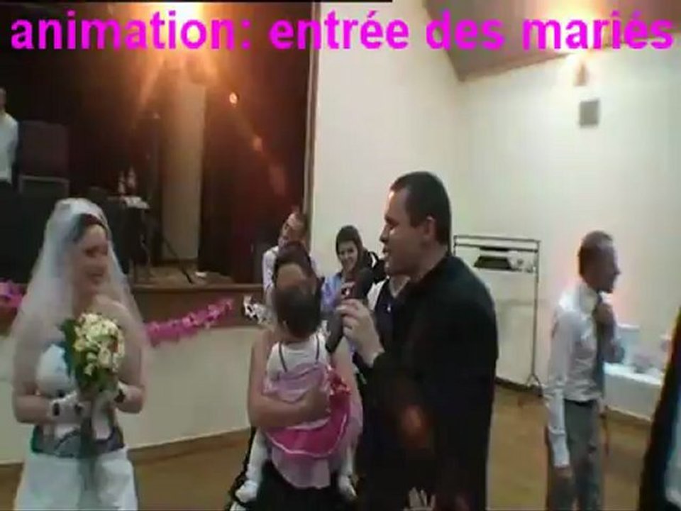 entrée des mariés