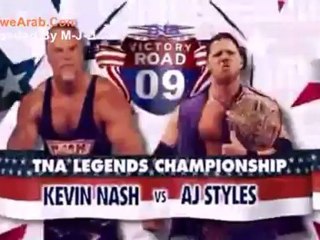 WWEARAB.COM Kevin Nash vs. AJ Styles (Victory Road 2009) Promo By M-J-D