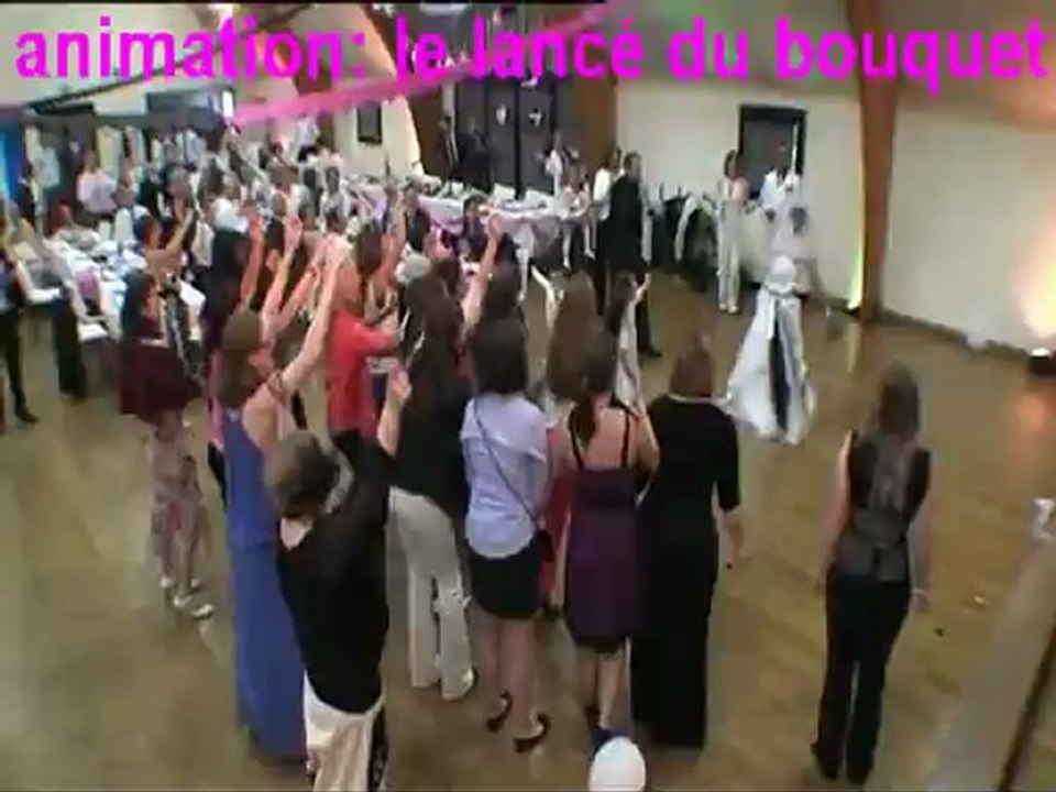 animation le lancé du bouquet