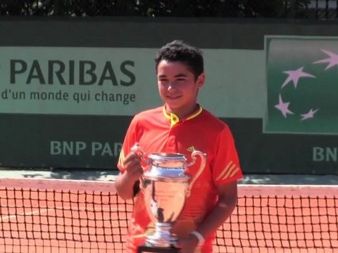 Championnats de France Perrier 13-14ans : Noé Khlif sacré champion