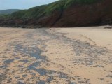 VERTIDO de fuel en la playa de Xivares. Asturias