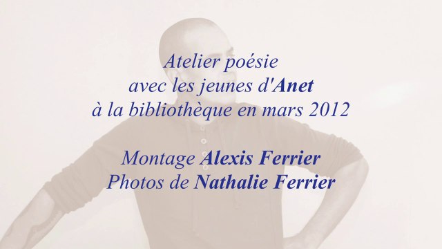 POÉSIE ANET Alexis Ferrier