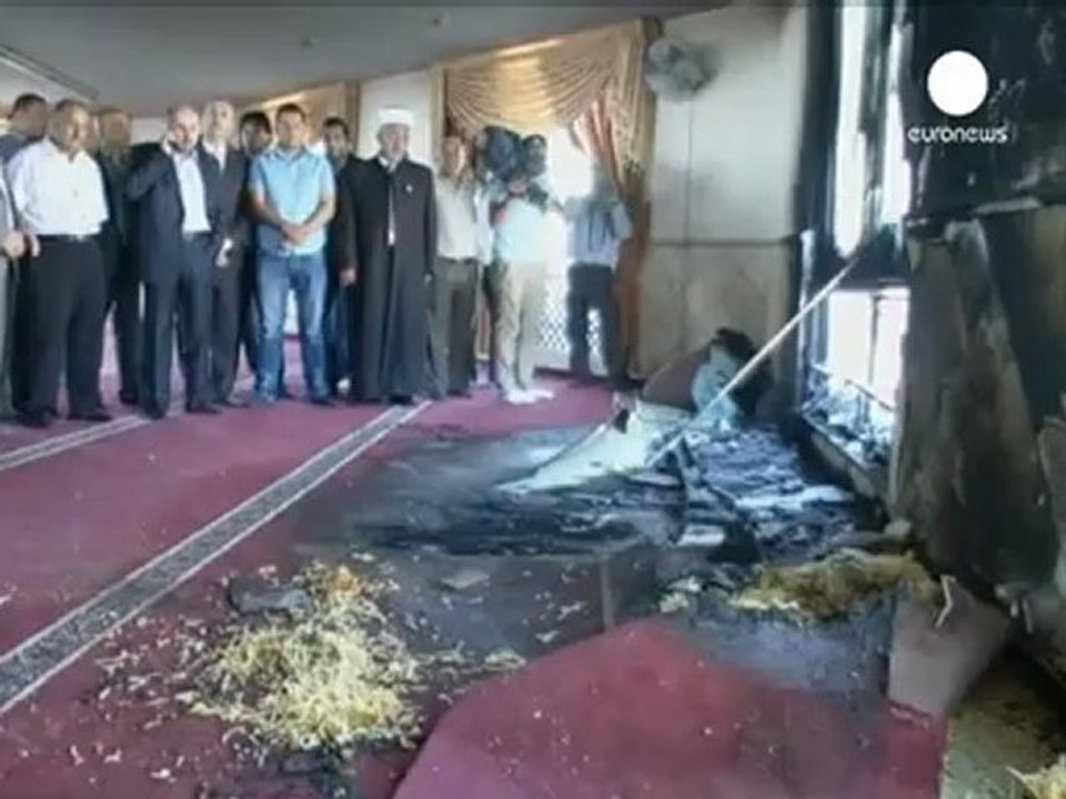 West Bank settlers blamed for mosque attack