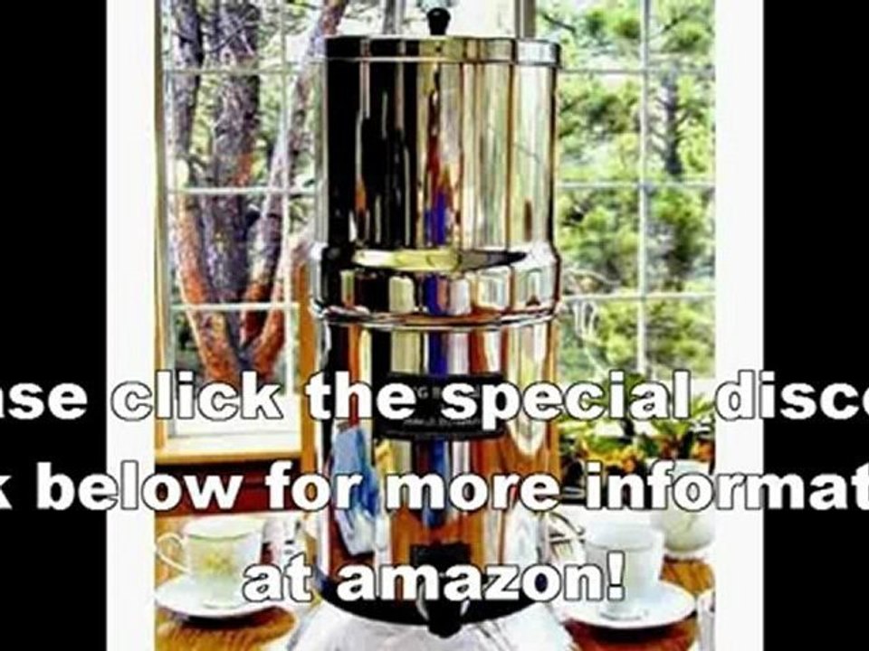 Best Buy Big Berkey Water Filter with 4 7 British Berkefeld Ceramic Filters