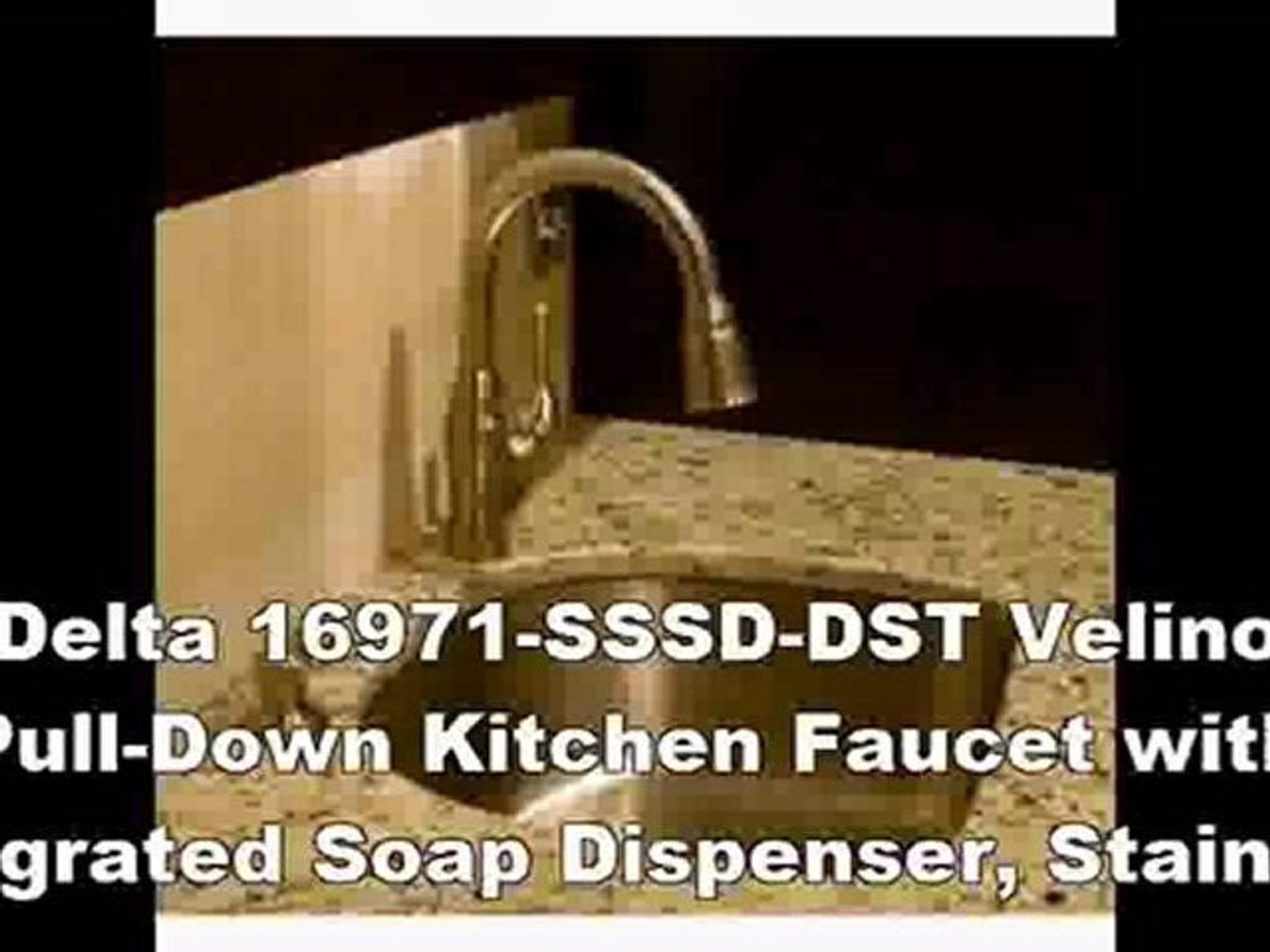 Best Buy Delta 16971 Sssd Dst Velino Pull Down Kitchen Faucet With