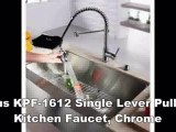 Best Buy Kraus KPF-1612 Single Lever Pull Out Kitchen Faucet, Chrome
