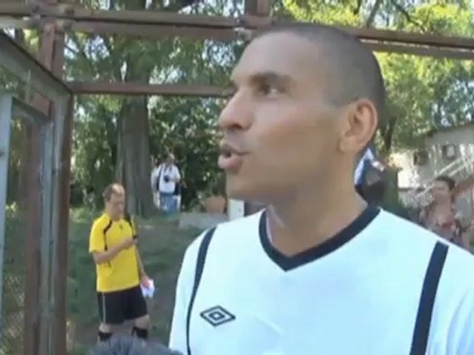 England schlägt die Ukraine - im Presse-Match