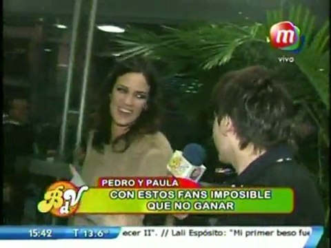 Pedro y Paula en BDV 2 y sus Fans - 19 de Junio