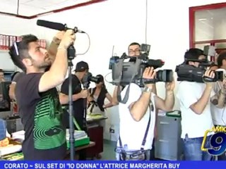 Corato | Sul set di "Io donna" l'attrice Margherita Buy