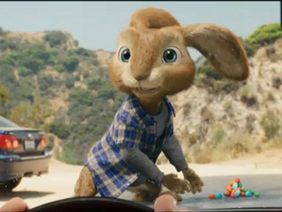 E.B. tells Fred that he is the Easter Bunny