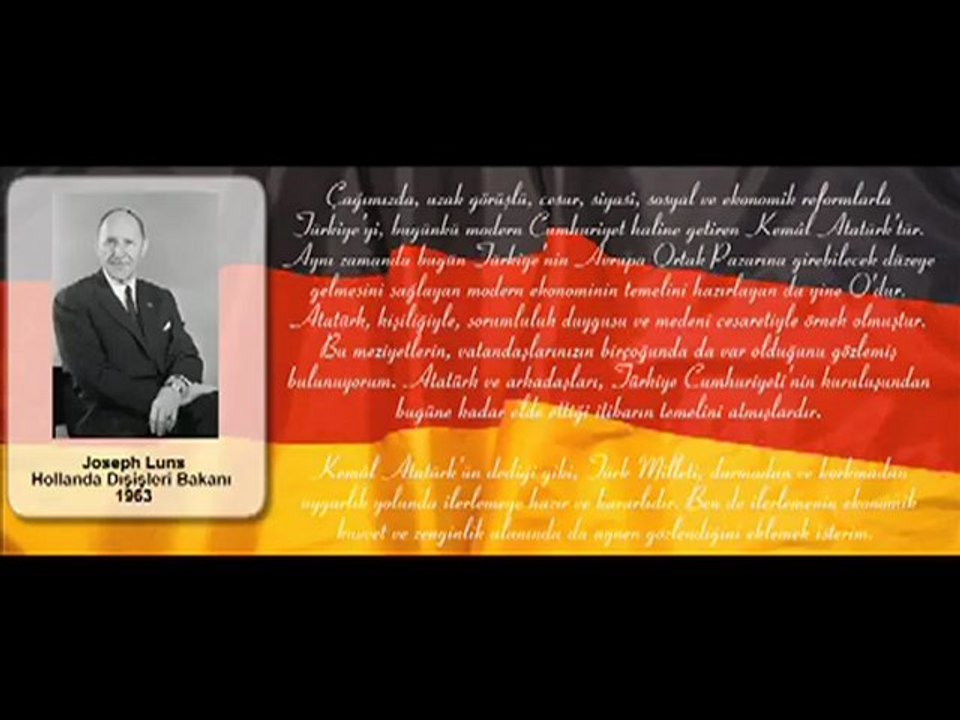 Dünyanın Gözünden Atatürk - Hollanda