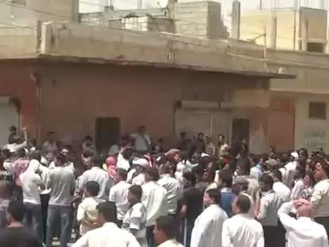 Syria فري برس درعا إنخل مظاهرة صباحية تضامنا مع المدن المنكوبة 19 6 2012 ج1 Daraa