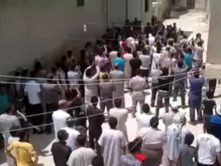 Syria فري برس ادلب  مظاهرة حزانو 19 6 2012 Idlib