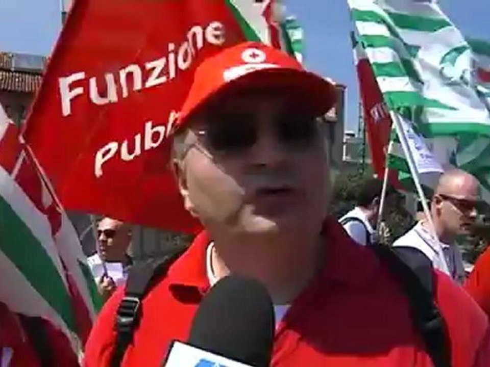 la protesta della croce rossa