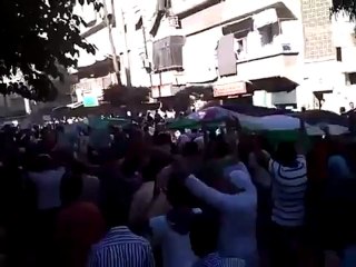 Syria فري برس أبطال حلب بتشييع مهيب يليق بالبطل أحمد وضاح ستر 2012 6 19 Aleppo