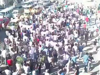 Syria فري برس  حلب السكري  تصوير مرتفع الألاف في تشيييع أحمد ستر 19 6 2012 Aleppo