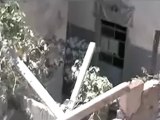 Syria فري برس حلب حيان اثار القصف العشوائي على المنازل 19 6 2012 ج5 Aleppo