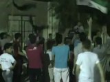 Syria فري برس حماه المحتلة طريق حلب  مظاهرة مسائية 19 6 2012 Hama