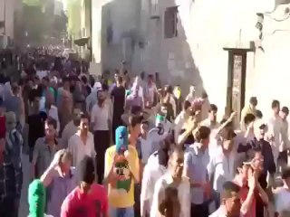 Syria فري برس حلب الكلاسة آلاف الأحرار بتشييع البطل أحمد ستر 19 6 2012 ج1 Aleppo