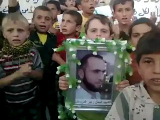 Syria فري برس ادلب    كفرومة   الله اكبر على بشار   19    6   2012 Idlib