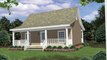 2 Bedroom - 1 Bath Bungalow House Plan by House Plan Gallery