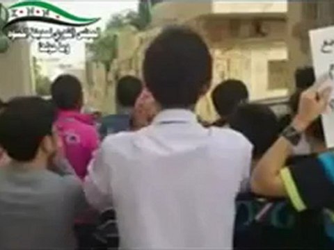 Syria فري برس ريف دمشق الكسوة المحتلة مظاهرة يوم الاثنين هتفت 18 6 2012 ج1 Damascus