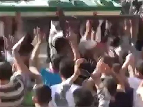 Syria فري برس ادلب معرة النعمان تشييع الشهيد مازن حامد القندح 18 6 2012 ج2 Idlib