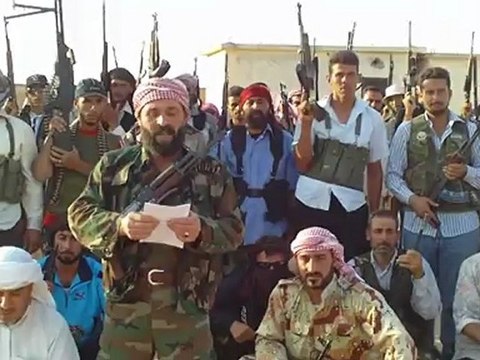 Syria فري برس ادلب ناحية ابو الظهور تشكيل كتيبة درع البادية 18 6 2012 Idlib